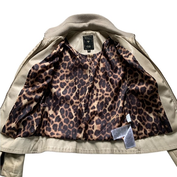 Guess faux leather moto Jacket XS - Picture 6 of 9